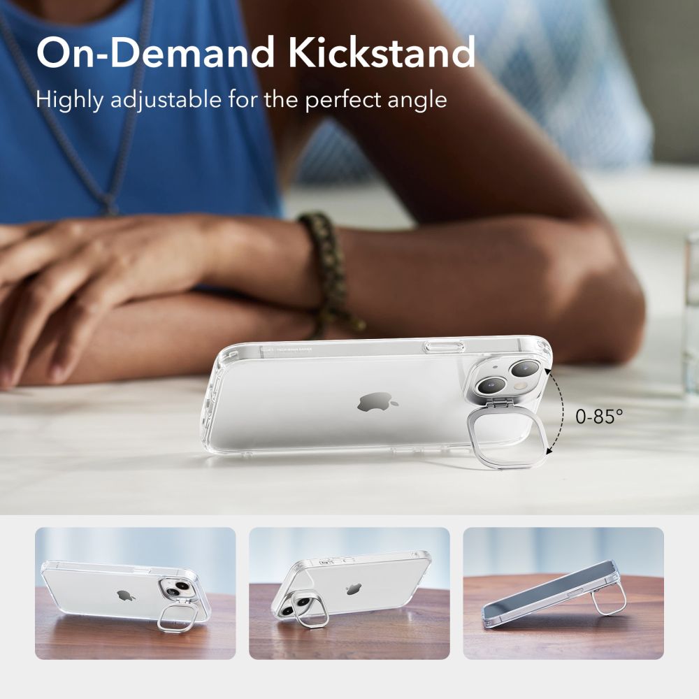 COUVERTURE ESR CLASSIC KICKSTAND IPHONE 14 PLUS TRANSPARENT