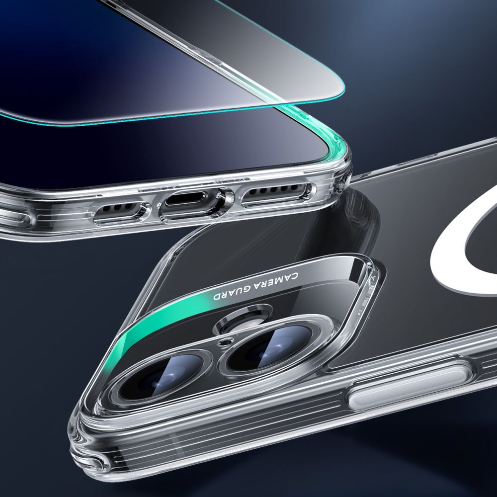 COQUE ESR CLASSIC PRO SET HALOLOCK MAGSAFE IPHONE 16 TRANSPARENT