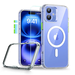 COQUE ESR CLASSIC PRO SET HALOLOCK MAGSAFE IPHONE 16 TRANSPARENT