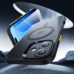 COUVERCLE ESR CLASSIC PRO SET HALOLOCK MAGSAFE IPHONE 16 NOIR FROSTÉ