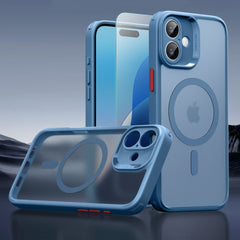 COUVERCLE ESR CLASSIC PRO SET HALOLOCK MAGSAFE IPHONE 16 BLEU FROSTED