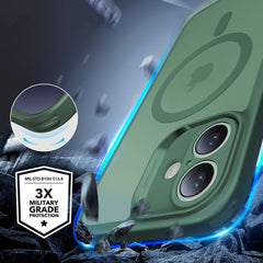 COQUE ESR CLASSIC PRO SET HALOLOCK MAGSAFE IPHONE 16 VERT FROSTED