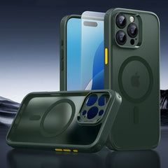 COQUE ESR CLASSIC PRO SET HALOLOCK MAGSAFE IPHONE 16 PRO VERT FROSTÉ