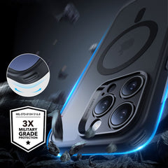 COQUE ESR CLASSIC PRO SET HALOLOCK MAGSAFE IPHONE 16 PRO MAX NOIR FROSTÉ