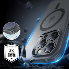 COUVERCLE ESR CLASSIC PRO SET HALOLOCK MAGSAFE IPHONE 16 PRO MAX GRIS FROSTÉ