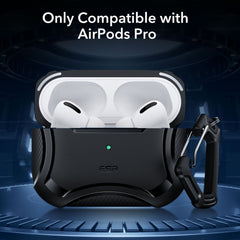 COQUE ESR CYBER ARMOR HALOLOCK MAGSAFE APPLE AIRPODS PRO 1 / 2 NOIR