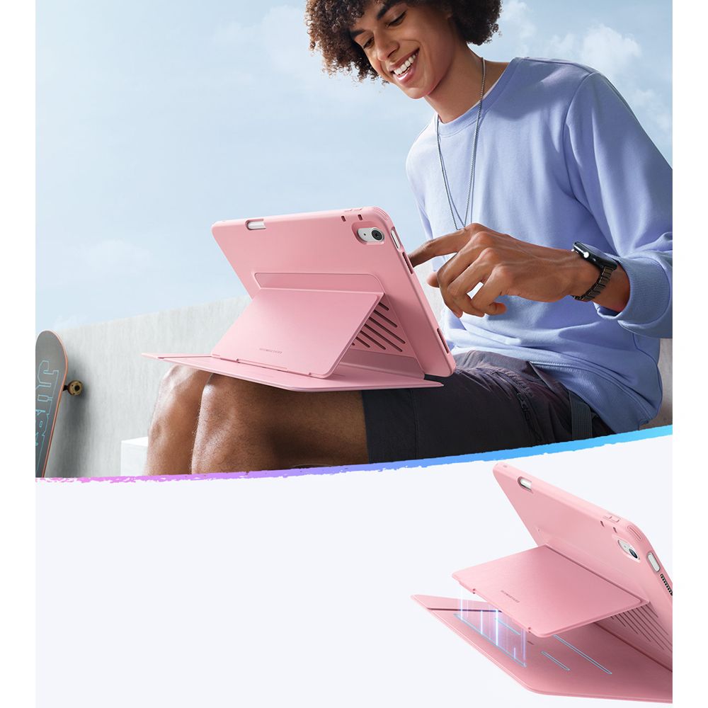 COUVERTURE ESR FLIP HYBRID IPAD 10,9” 10 / 2022 / 11” 11 / 2025 ROSE