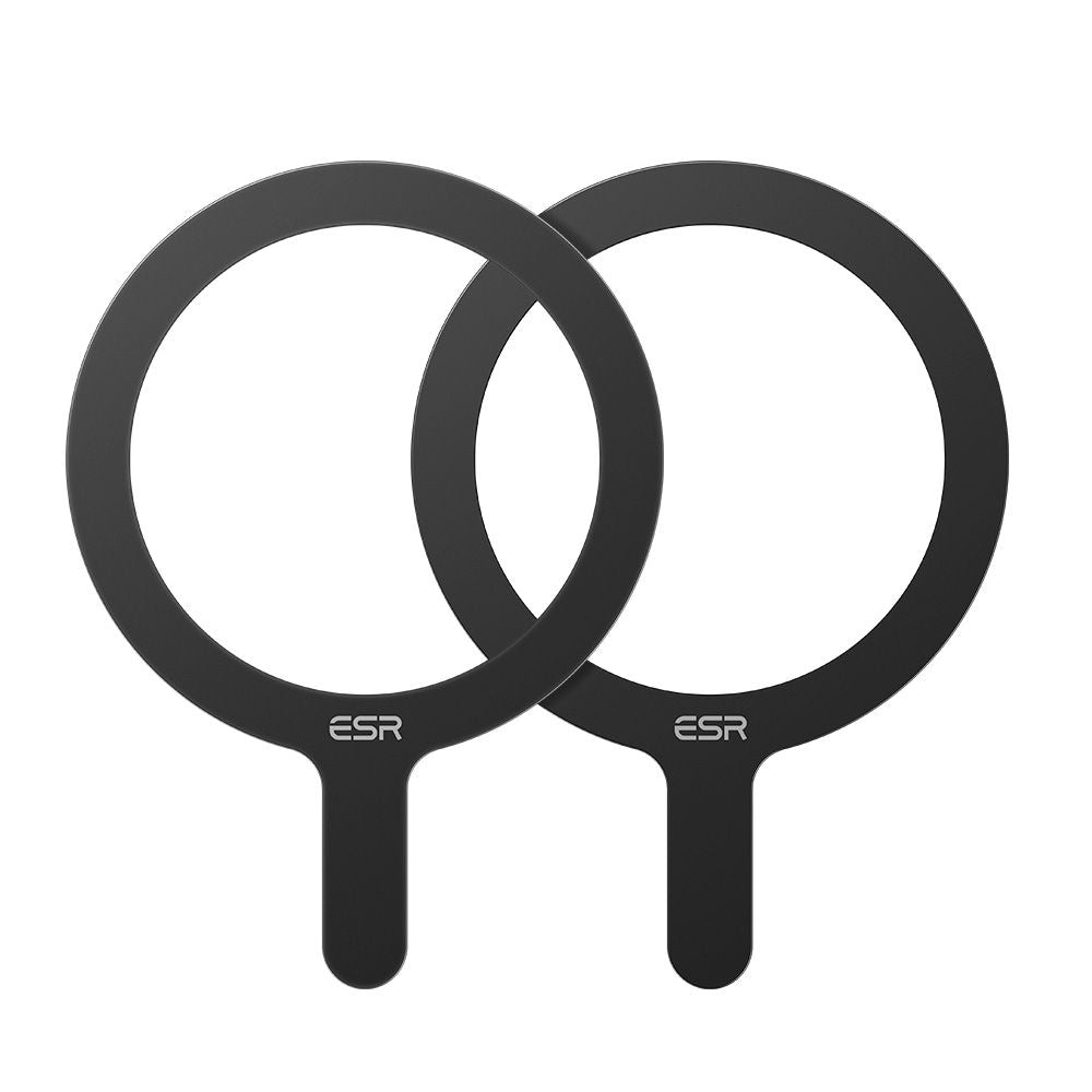 ESR HALOLOCK MAGSAFE ANNEAU MAGNÉTIQUE UNIVERSEL EN PAQUET DE 2 NOIR
