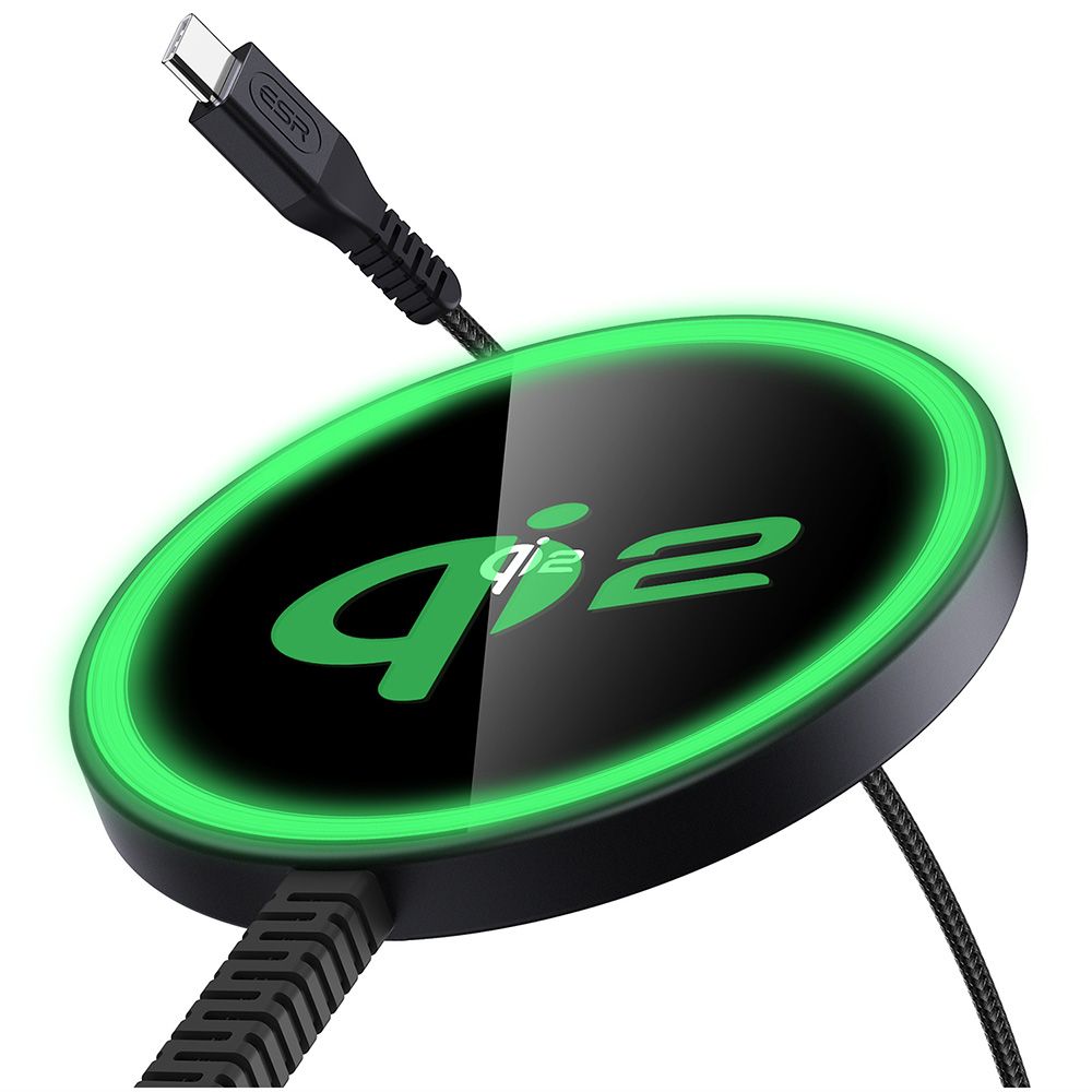ESR HALOLOCK QI2 MINI MAGNETIQUE MAGSAFE CHARGEUR SANS FIL 15W NOIR