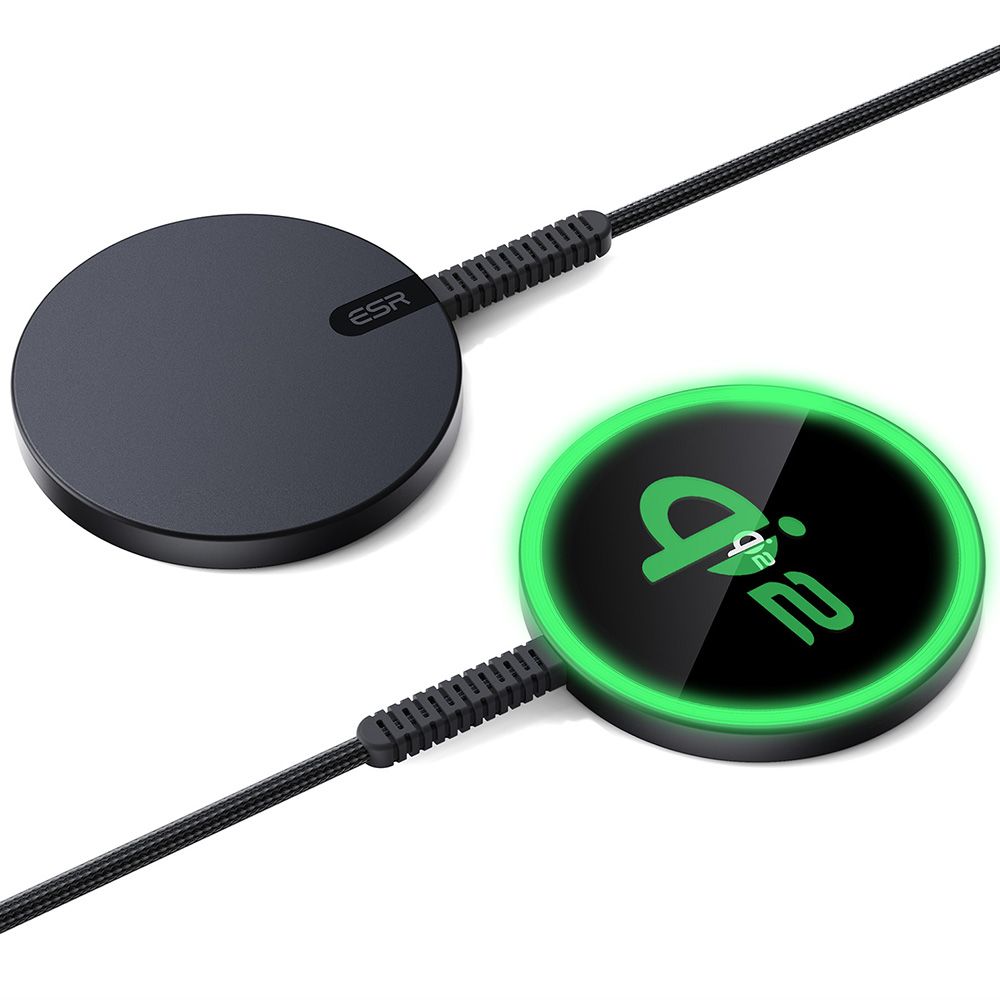 ESR HALOLOCK QI2 MINI MAGNETIQUE MAGSAFE CHARGEUR SANS FIL 15W NOIR