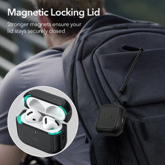 COQUE ESR ORBIT HALOLOCK MAGSAFE APPLE AIRPODS 4 NOIRE