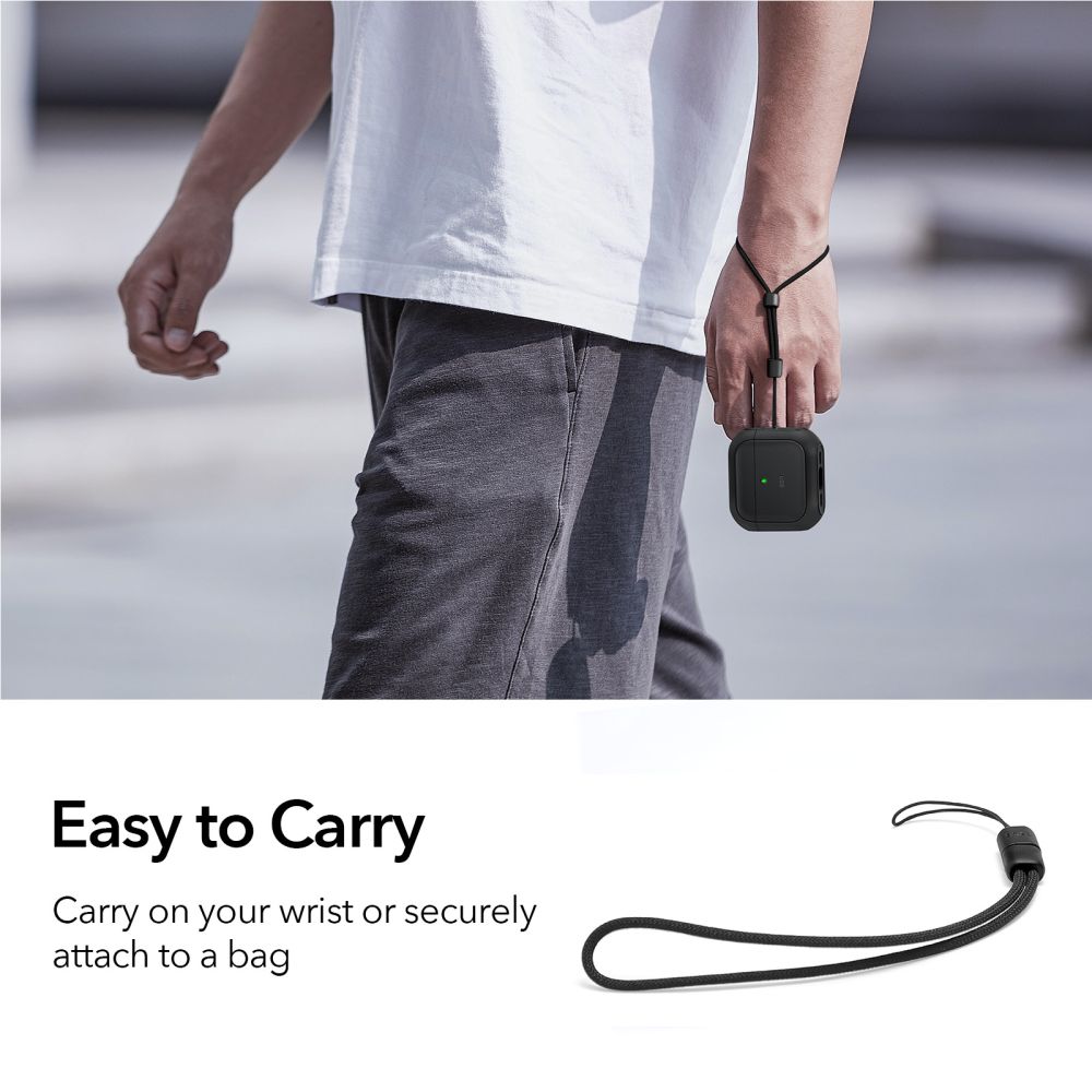 COQUE ESR ORBIT HALOLOCK MAGSAFE APPLE AIRPODS 4 NOIRE