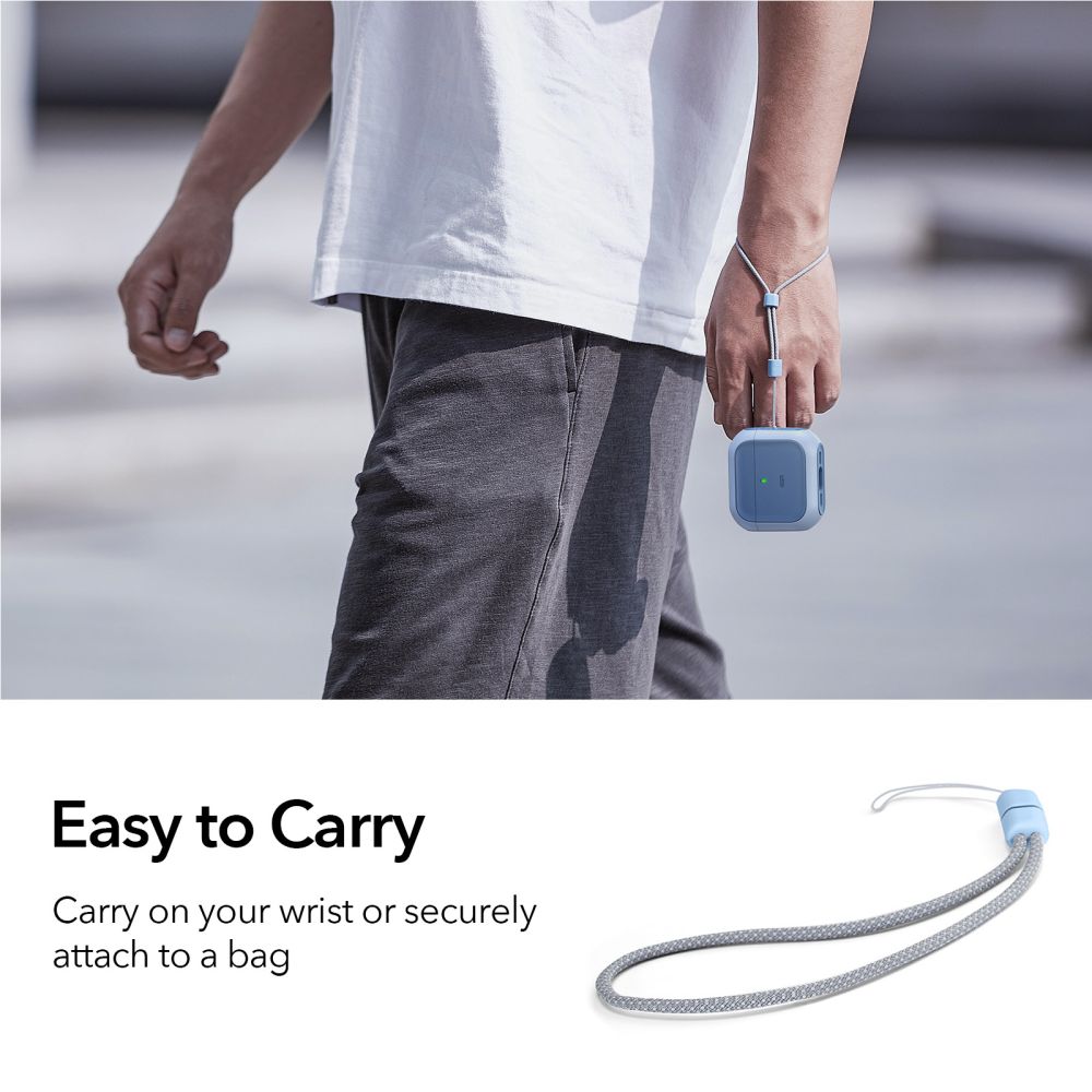 COQUE ESR ORBIT HALOLOCK MAGSAFE APPLE AIRPODS 4 BLEU