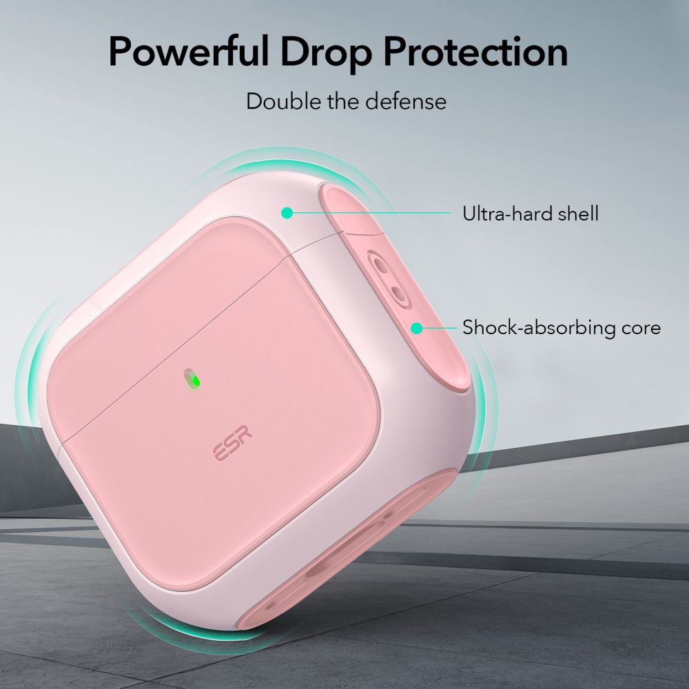 COQUE ESR ORBIT HALOLOCK MAGSAFE APPLE AIRPODS 4 ROSE