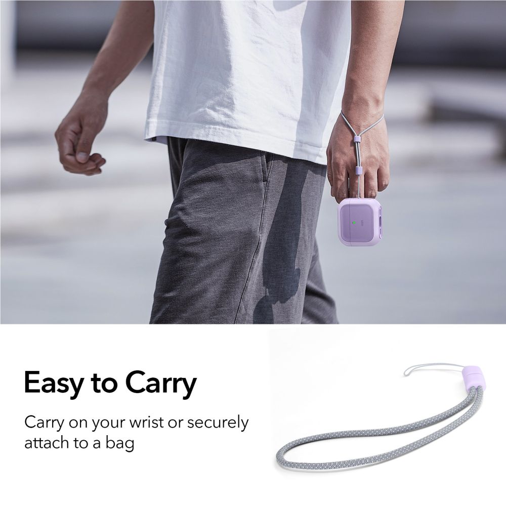 COQUE ESR ORBIT HALOLOCK MAGSAFE APPLE AIRPODS 4 VIOLETTE