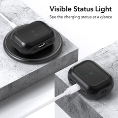COQUE ESR ORBIT HALOLOCK MAGSAFE APPLE AIRPODS PRO 1 / 2 NOIRE