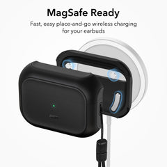 COQUE ESR ORBIT HALOLOCK MAGSAFE APPLE AIRPODS PRO 1 / 2 NOIRE