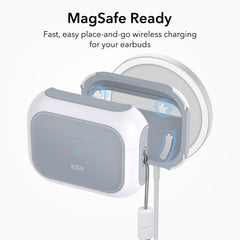 COQUE ESR ORBIT HALOLOCK MAGSAFE APPLE AIRPODS PRO 1 / 2 BLANCHE