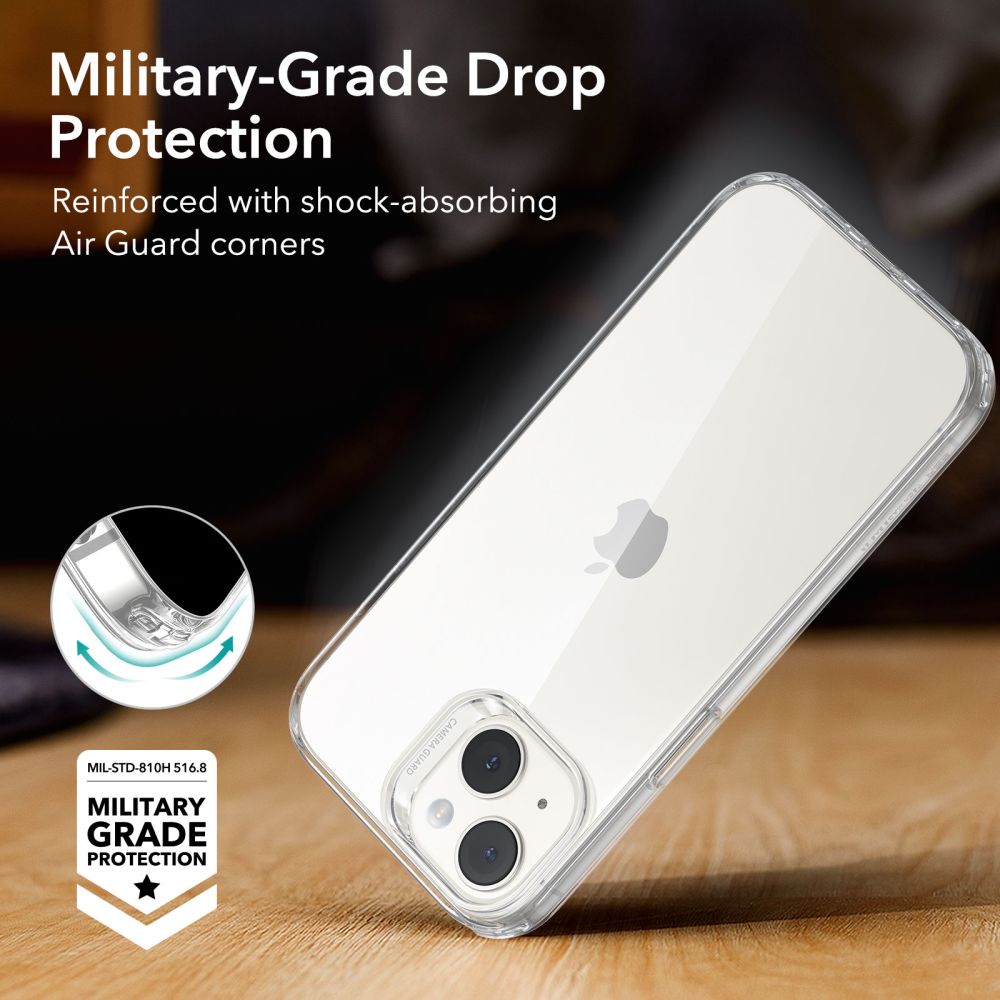 COQUE ESR PROJECT ZERO IPHONE 15 TRANSPARENTE