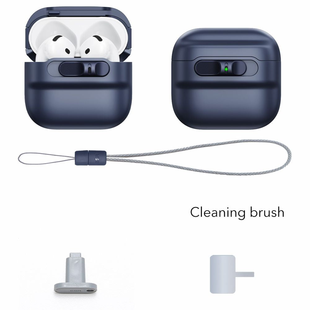 COQUE ESR PULSE HALOLOCK MAGSAFE APPLE AIRPODS 4 BLEU
