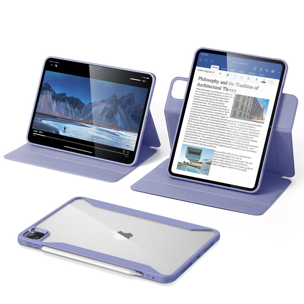 COUVERTURE ESR REBOUND HYBRID IPAD PRO 12.9 4 / 5 / 6 / 2020-2022 / AIR 13 2024 LAVANDE