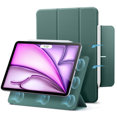COUVERTURE ESR REBOUND MAGNÉTIQUE IPAD PRO 12,9” 4 / 5 / 6 / 2020-2022 / AIR 13” 1 / 2 / 2024-2025 VERT FORESTIER