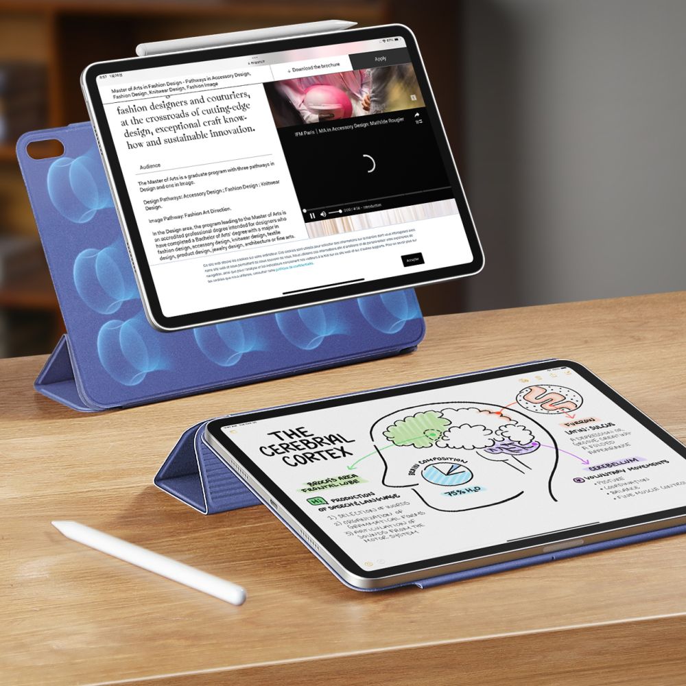 COUVERTURE / ÉTUI POUR IPAD PRO 13 2024 ESR REBOUND MAGNETIQUE LAVANDE