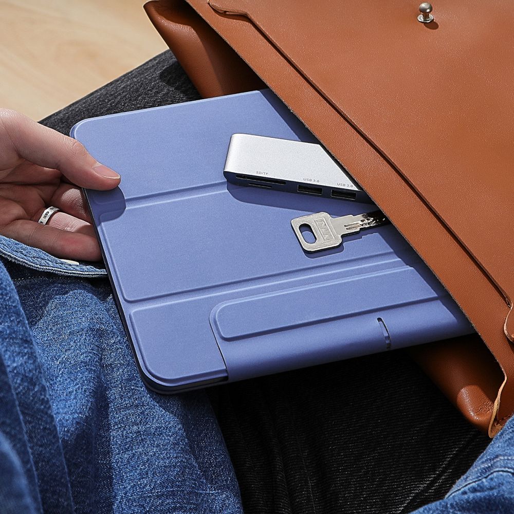 COUVERTURE / ÉTUI POUR IPAD PRO 13 2024 ESR REBOUND MAGNETIQUE LAVANDE