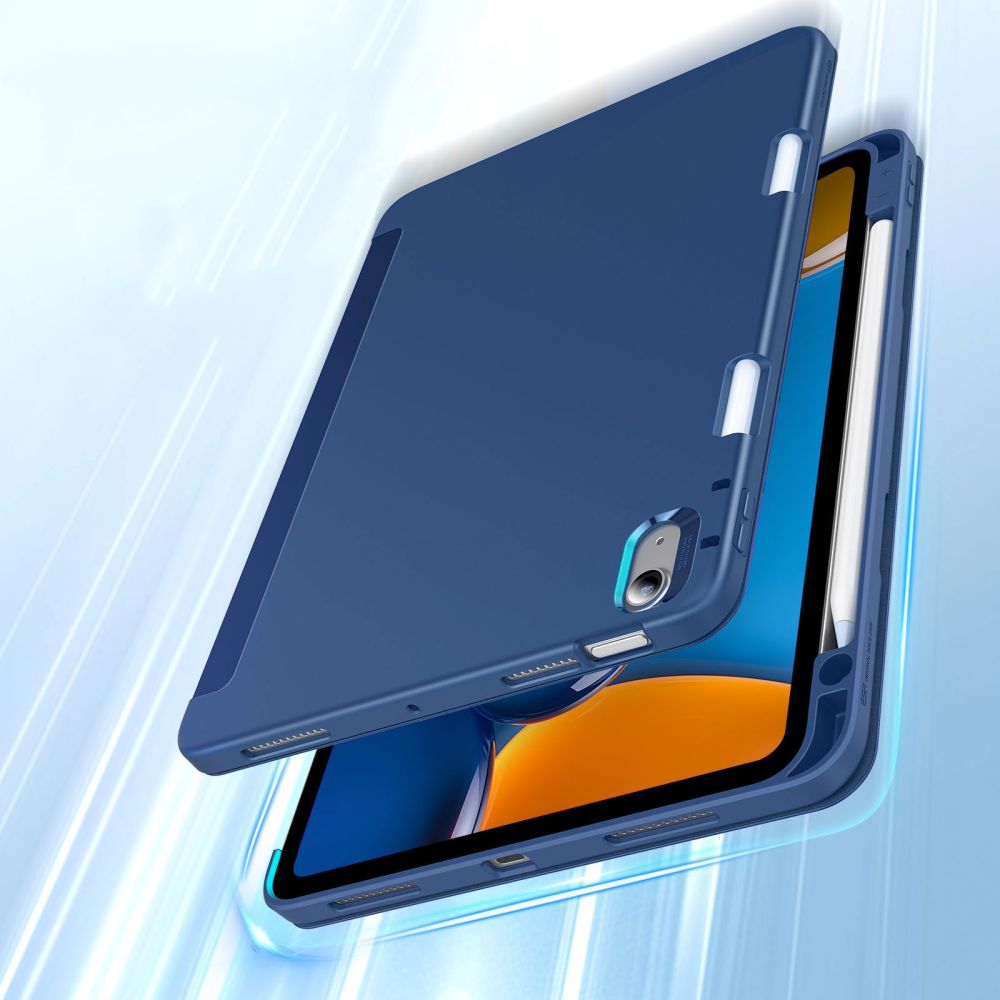 COUVERTURE / ÉTUI POUR IPAD AIR 10.9 4 / 5 / 2020-2022 / 11 6 / 2024 ESR REBOUND PENCIL IPAD AIR BLEU
