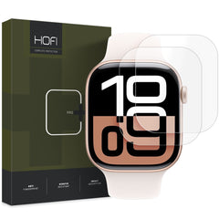 FILM DE PROTECTION HOFI HYDROFLEX PRO+ 2-PACK APPLE WATCH 10 (42 MM) TRANSPARENT