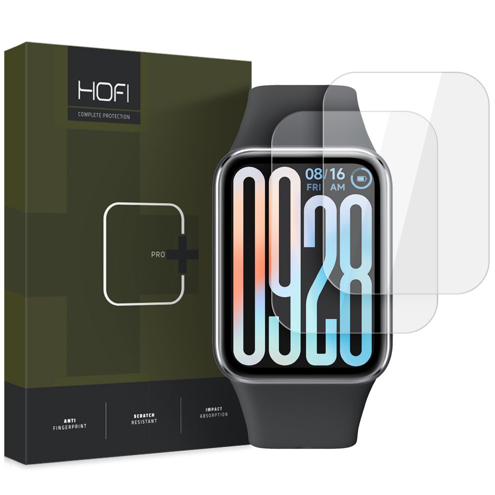 FILM PROTECTEUR HOFI HYDROFLEX PRO+ 2-PACK XIAOMI SMART BAND 9 PRO TRANSPARENT