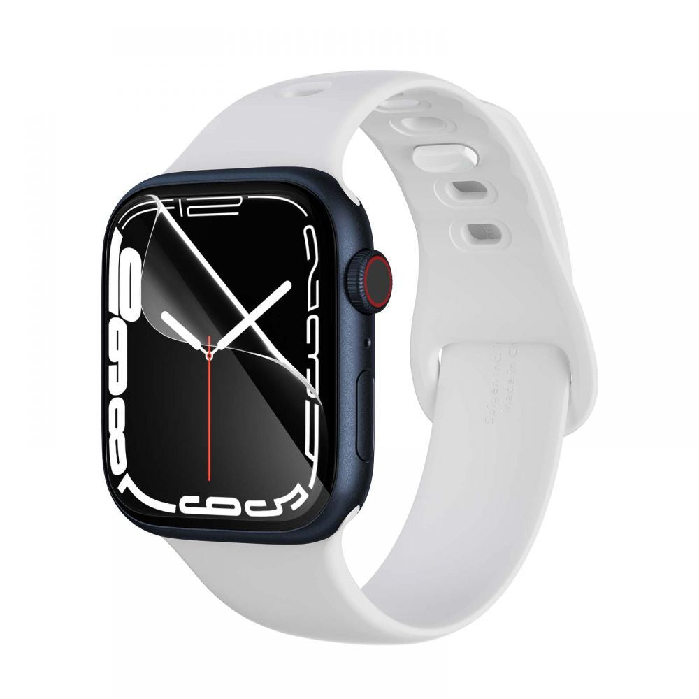 3X FILM PROTECTEUR POUR APPLE WATCH 4 / 5 / 6 / 7 / 8 / 9 / SE 44 / 45 MM SPIGEN NEO FLEX 3-PACK TRANSPARENT
