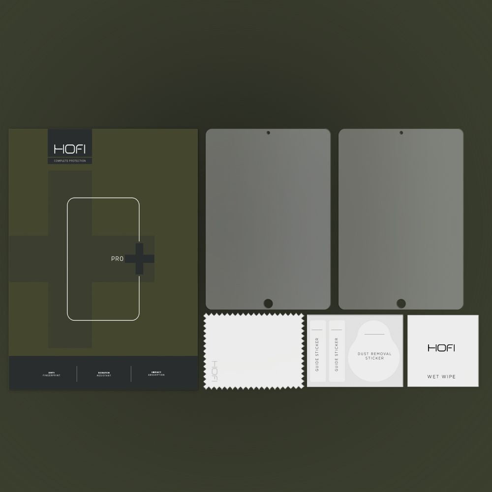 2X FILM PROTECTEUR HOFI PAPER PRO+ 2-PACK IPAD 10.2 7 / 8 / 9 / 2019-2021 MATTE TRANSPARENT