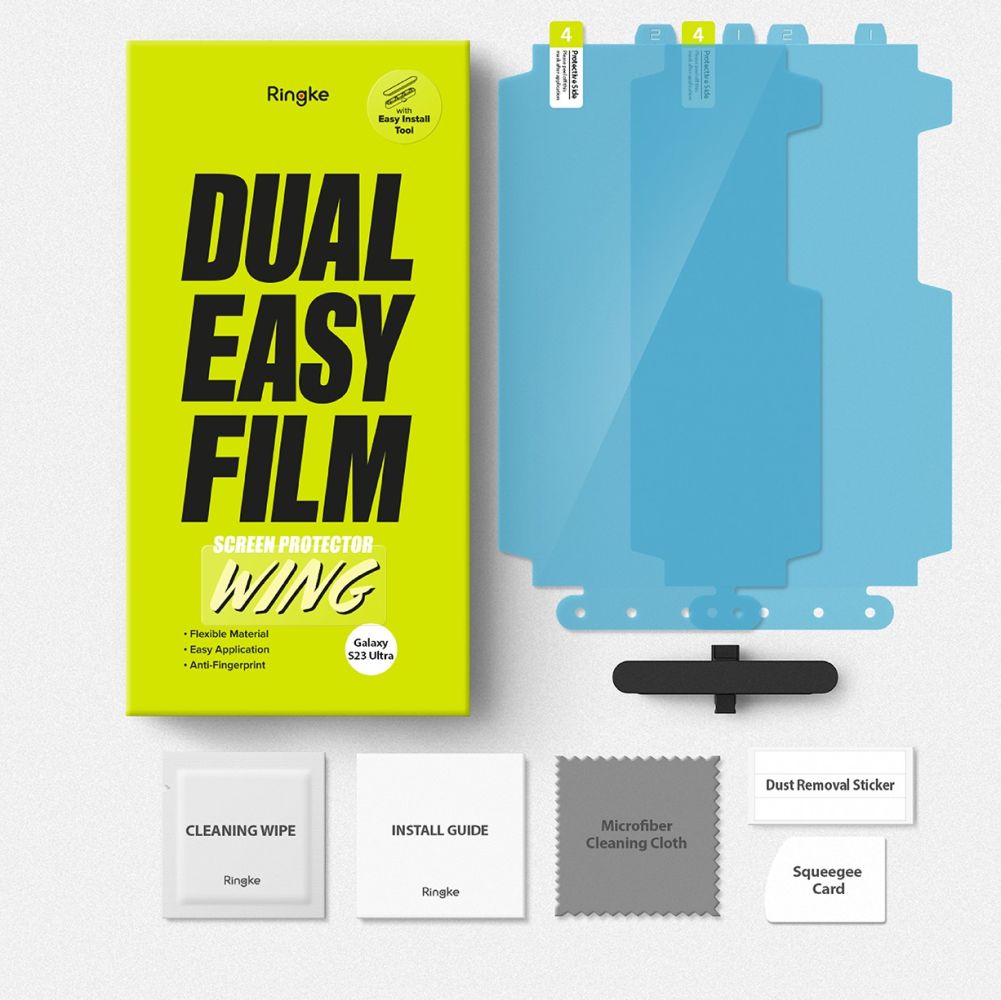 FILM PROTECTEUR RINGKE DUAL EASY 2-PACK GALAXY S23 ULTRA TRANSPARENT