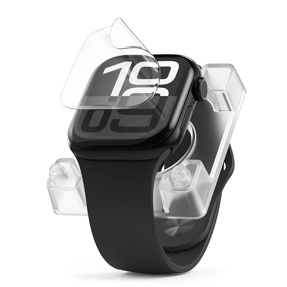 FOLIE DE PROTECTION RINGKE DUAL EASY PRO 2-PACK APPLE WATCH 10 (42 MM) TRANSPARENT