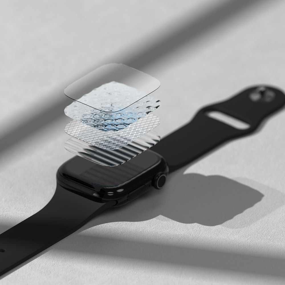 FOLIE DE PROTECTION RINGKE DUAL EASY PRO 2-PACK APPLE WATCH 10 (42 MM) TRANSPARENT