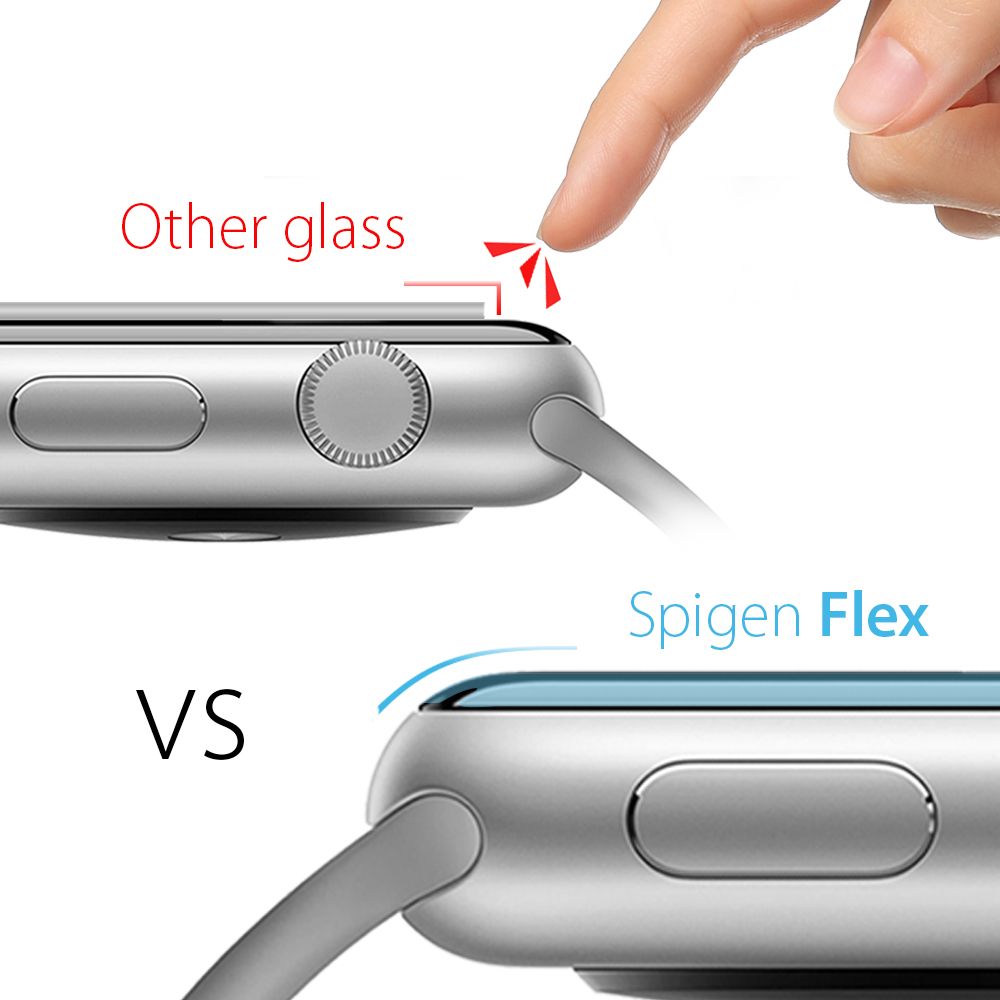 3X FILM PROTECTEUR SPIGEN NEO FLEX 3-PACK APPLE WATCH 40 / 41 MM TRANSPARENT