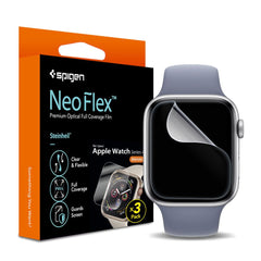 3X FILM PROTECTEUR SPIGEN NEO FLEX 3-PACK APPLE WATCH 40 / 41 MM TRANSPARENT