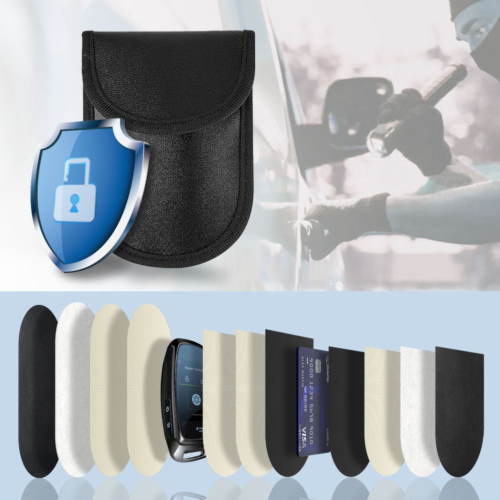 TECH-PROTECT KLR100 ÉTUI SANS CLÉ BLOQUEUR DE SIGNAL RFID NOIR