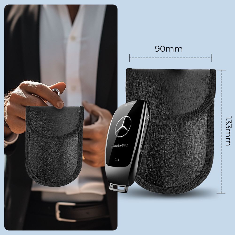 TECH-PROTECT KLR100 ÉTUI SANS CLÉ BLOQUEUR DE SIGNAL RFID NOIR