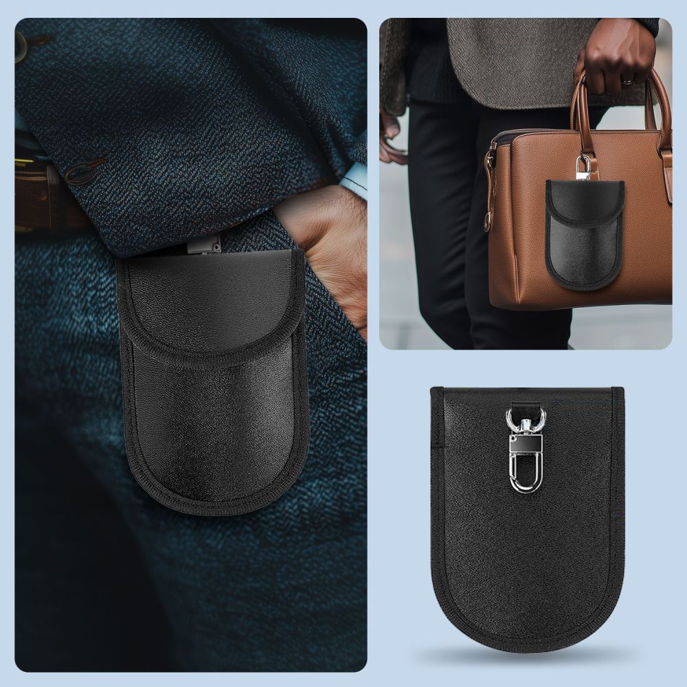 TECH-PROTECT KLR100 ÉTUI SANS CLÉ BLOQUEUR DE SIGNAL RFID NOIR