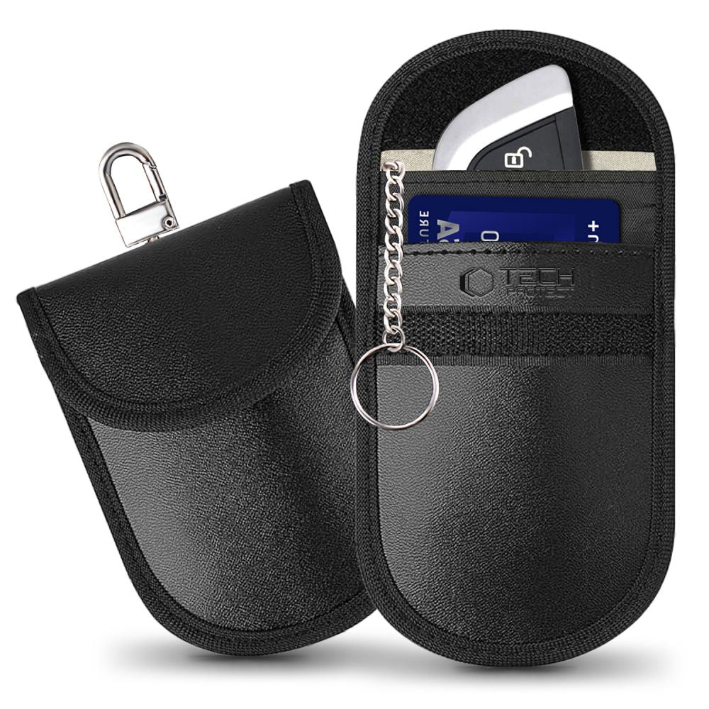 TECH-PROTECT KLR100 ÉTUI SANS CLÉ BLOQUEUR DE SIGNAL RFID NOIR