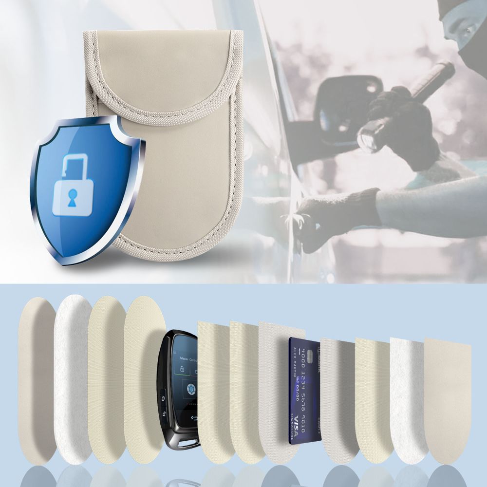TECH-PROTECT KLR100 ÉTUI SANS CLÉ BLOQUEUR DE SIGNAL RFID CAFFE LATTE