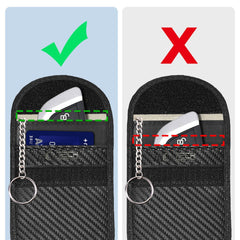 TECH-PROTECT KLR100 ÉTUI SANS CLÉ BLOQUEUR DE SIGNAL RFID CARBONE