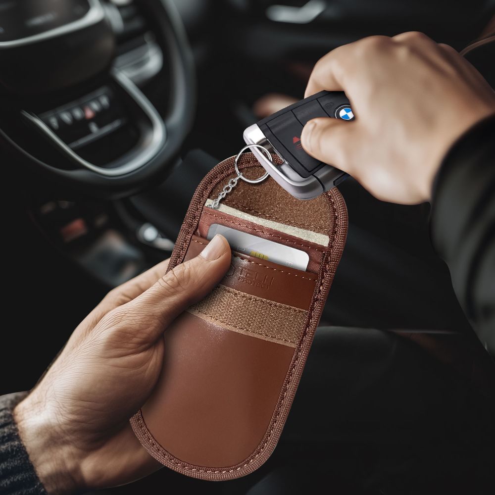 TECH-PROTECT KLR100 ÉTUI SANS CLÉ BLOQUEUR DE SIGNAL RFID ESPRESSO