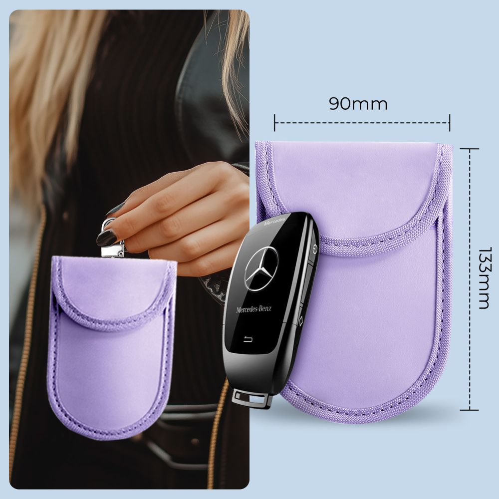 TECH-PROTECT KLR100 ÉTUI SANS CLÉ BLOQUEUR DE SIGNAL RFID LAVANDE