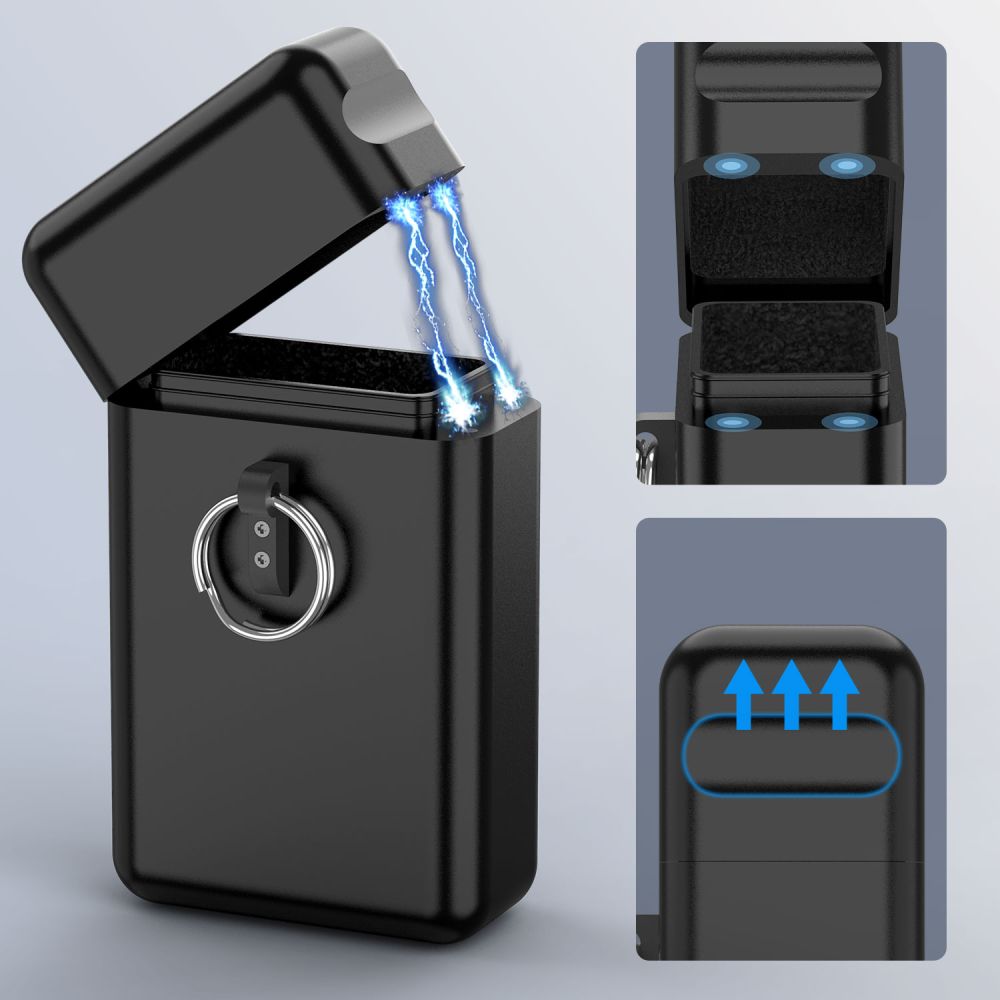 TECH-PROTECT KLR200 ÉTUI ANTI-SIGNAL RFID MÉTAL SANS CLÉ NOIR