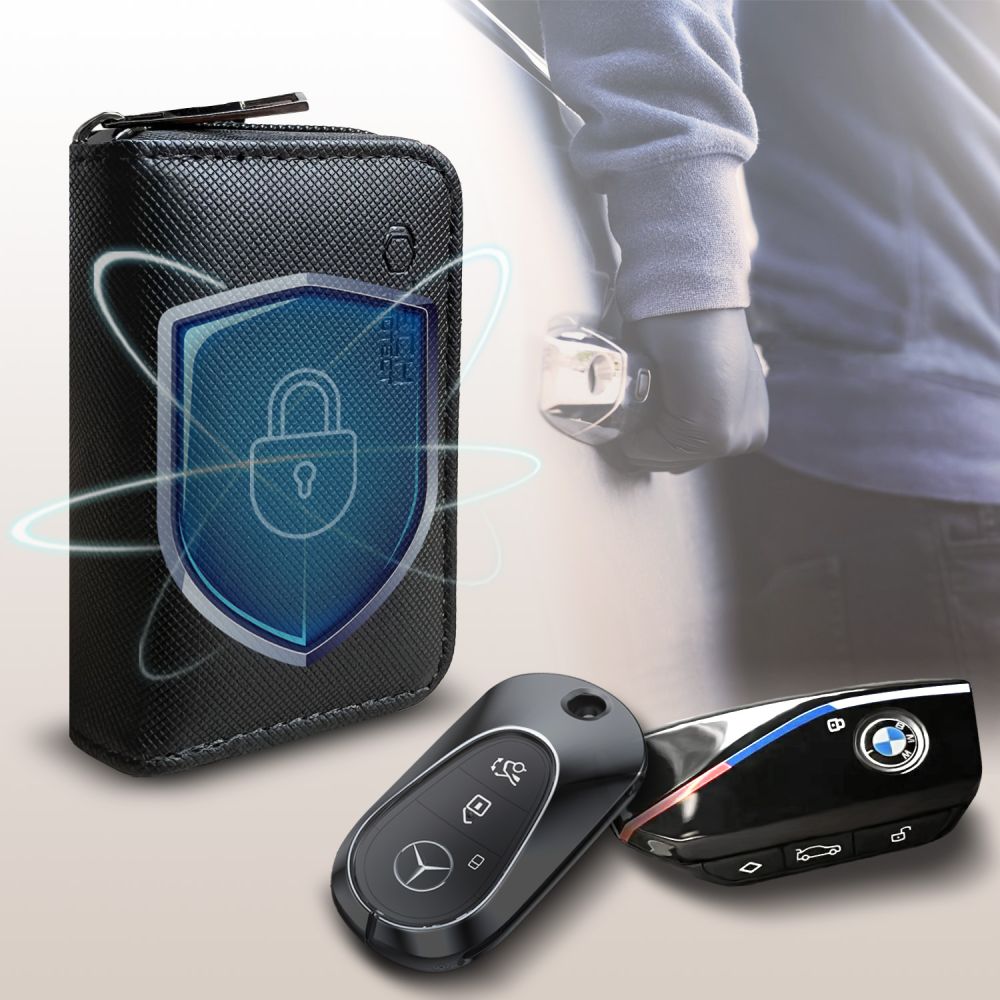 ÉTUI ANTI-RFID SANS CLÉ FARADAYA TECH-PROTECT KLR300 NOIR
