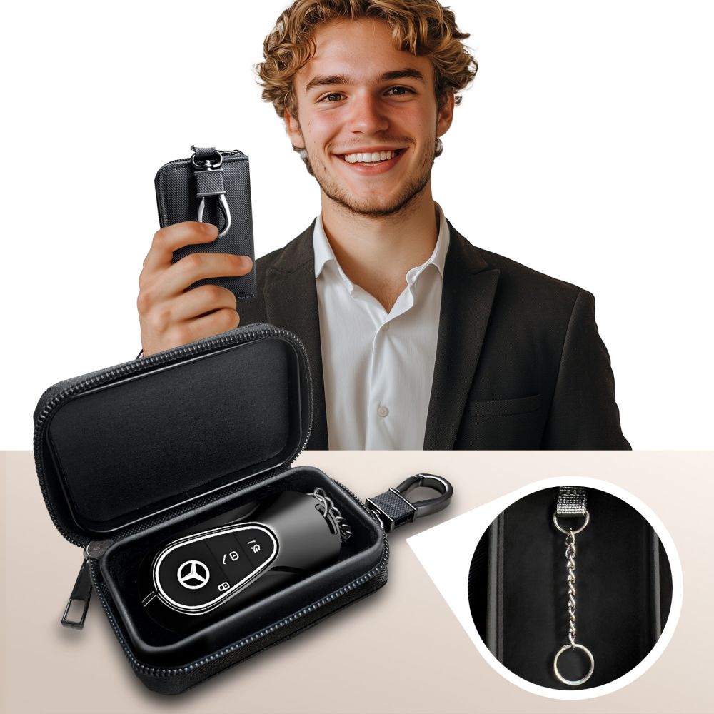 ÉTUI ANTI-RFID SANS CLÉ FARADAYA TECH-PROTECT KLR300 NOIR
