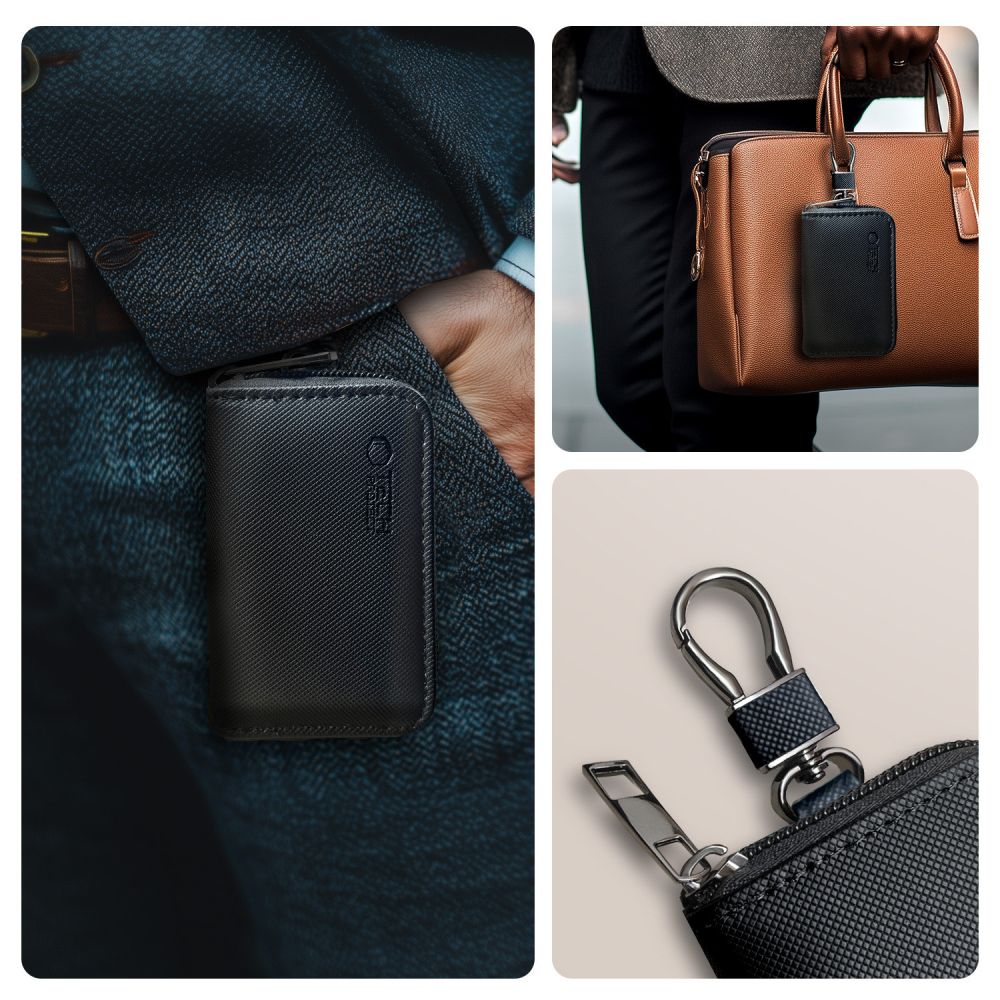 ÉTUI ANTI-RFID SANS CLÉ FARADAYA TECH-PROTECT KLR300 NOIR